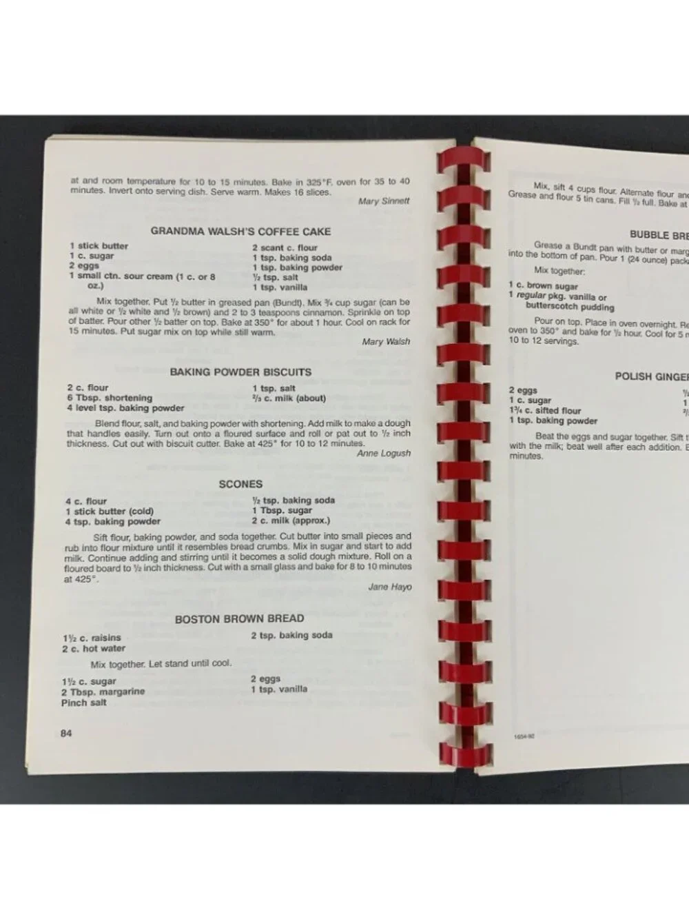 St Gerard Majella Home Cookin Cookbook 1992 Spiral Bound St Louis MO